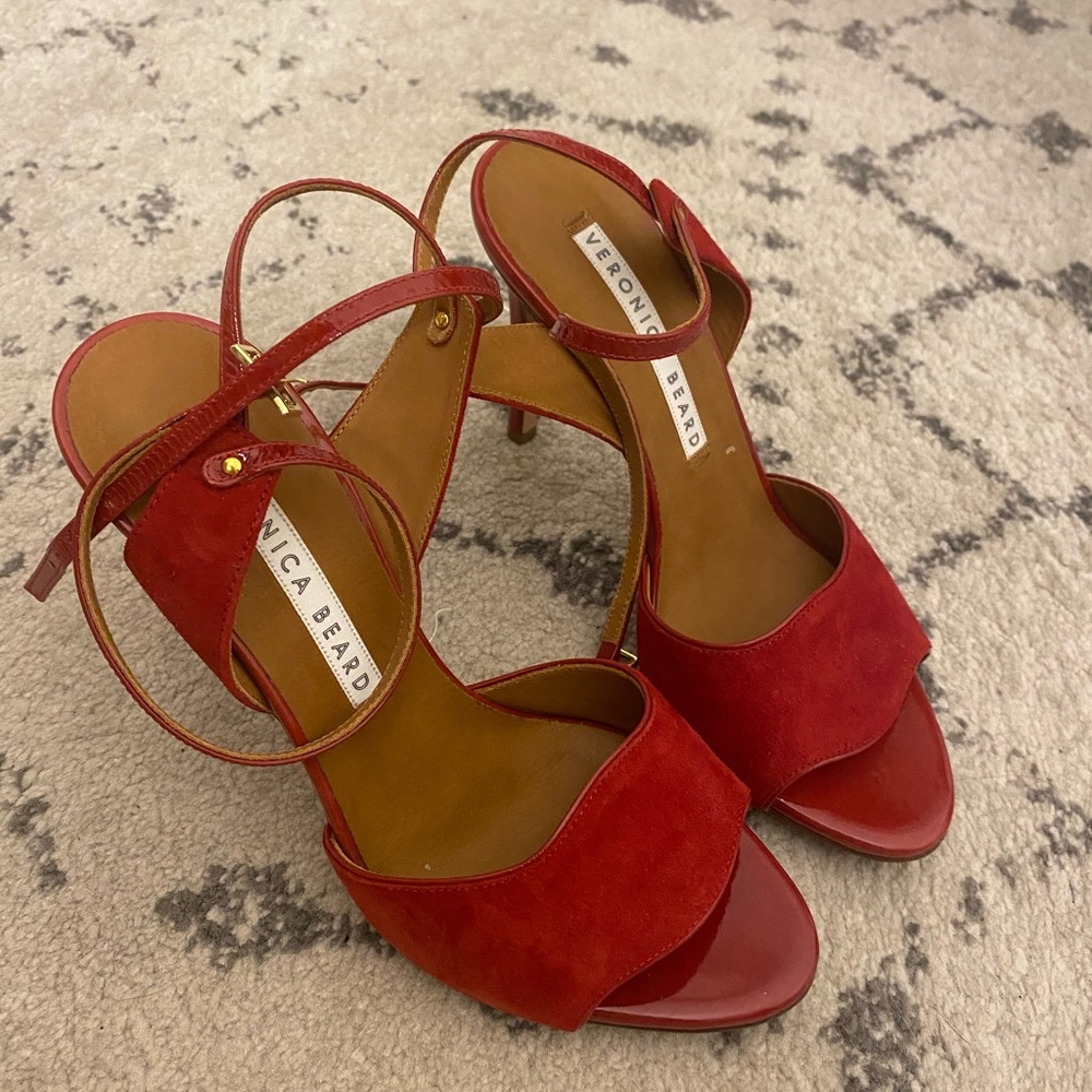 Veronica beard red heels